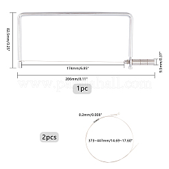 Couteau coupe-fil en acier inoxydable&nbsp;TOOL-WH0121-53