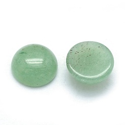 Cabochon avventurina verde naturale&nbsp;X-G-P393-R15-8MM