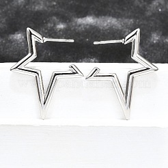 Pendientes de botón de acero inoxidable 304 antideslustre para mujer&nbsp;STAS-D084-25P