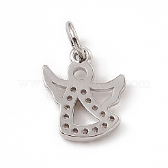 Ottone micro spianare fascino zirconi&nbsp;ZIRC-F132-46P