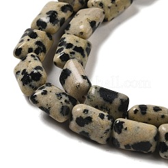 Natur Dalmatiner Jaspis Perlen Stränge&nbsp;G-G085-A13-01