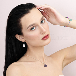 12 pièce 6 styles pendentifs en aventurine verte naturelle brute&nbsp;PALLOY-FH00085