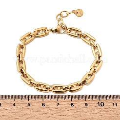Bracciali a catena in acciaio inossidabile 304 per donna&nbsp;BJEW-G784-01G-02