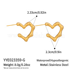 Boucles d'oreilles à tige en acier inoxydable 304 pour femmes&nbsp;XA2546-1