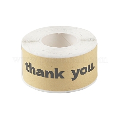 Selbstklebende Geschenkanhänger aus Papier mit dem Wort „Danke“&nbsp;DIY-R084-03