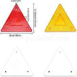 10 cartello per veicoli lenti in 2 colori&nbsp;AJEW-CA0003-39