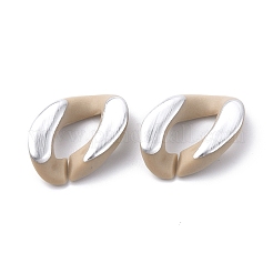 Anelli di collegamento in acrilico placcato&nbsp;FIND-D028-01A-03