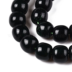 Teñidos naturales blancas abalorios de jade hebras&nbsp;G-T138-S02