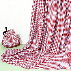 Tessuto in fibra di cotone tartan&nbsp;DIY-WH0504-685F
