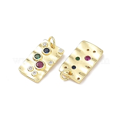 Pendentifs en laiton avec zircon cubique micro pavé&nbsp;KK-K428-03G
