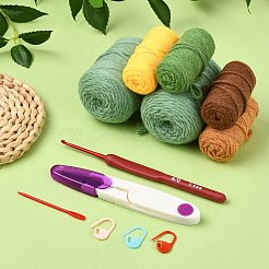 1 Schachtel DIY-Stricksets für Sonnenblumentaschen für Anfänger&nbsp;DIY-CJ0002-53