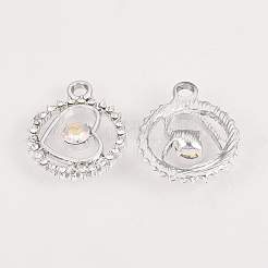 Legierung rhinestone-anhänger&nbsp;LS-X-ALRI-Q234-010P