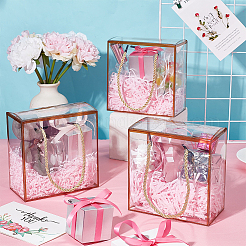 20 caja de regalo de plástico transparente para mascotas&nbsp;CON-BC0007-75B