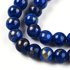 Natur Mashan Jade Perlen Stränge&nbsp;G-A255-A01-02L