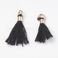 Décorations pendentif pompon en polycoton (coton polyester)&nbsp;X-FIND-S275-G-M