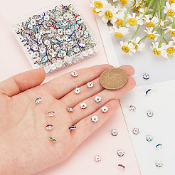 400 perlina distanziatrice in strass acrilico e ottone&nbsp;RB-SP0001-09A
