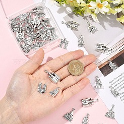 50pcs 5 estilos colgantes de aleación de zinc de estilo tibetano&nbsp;TIBEP-YW0002-36