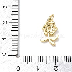 Ottone con pendenti in strass&nbsp;KK-CBAD872-01G-06