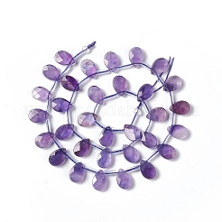 Natürlichen Amethyst Perlen Stränge&nbsp;G-G805-B17