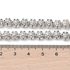 Tibetischen Stil Blumenlegierungskorn-Stränge&nbsp;TIBEB-O007-13-NR