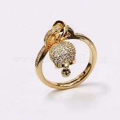 Bagues en laiton avec strass en cristal&nbsp;FS-WG96B7C-02