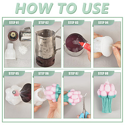 Blumensilikonformen&nbsp;DIY-WH0591-180