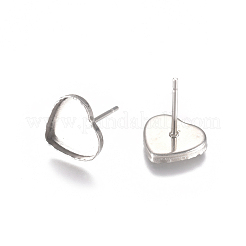Accesorios para pendientes de botón de acero inoxidable 304 resistentes al deslustre&nbsp;STAS-G225-21P