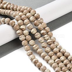 Fili di perline di agata alashan arcobaleno naturale&nbsp;G-NH0022-A10-02