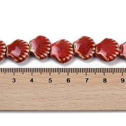 Chapelets de perles en porcelaine manuelle&nbsp;LS-PORC-Q002-01A-03