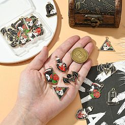 20pcs 5 Arten Halloween-Legierungs-Emaille-Anhänger&nbsp;FIND-CJ0002-40