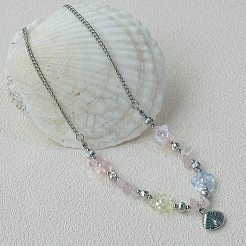 Colliers en alliage avec pendentif en résine&nbsp;FS-WGC0530-05