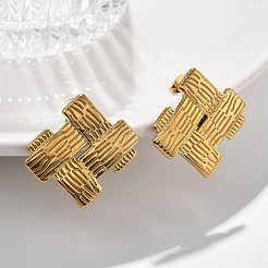 Ohrstecker aus 304 Edelstahl für Damen&nbsp;LS-EJEW-K306-26G