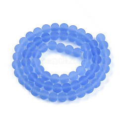 Fili di perline do vetro trasparente&nbsp;GLAA-T032-T6mm-MD04