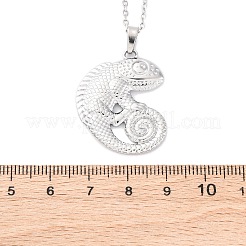 Collane con ciondolo in acciaio inossidabile 304&nbsp;NJEW-H059-07P