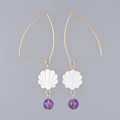 Shell pendientes colgantes&nbsp;EJEW-JE03757