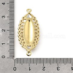 Breloques de connecteur religieux en laiton pavé de zircone cubique transparente&nbsp;KK-Q066-13G