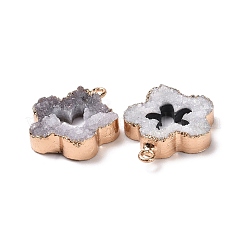 Natur druzy Achatanhänger&nbsp;G-T131-24
