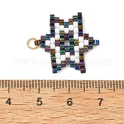 Pendentifs de perles de rocaille en verre&nbsp;PALLOY-MZ01457-02