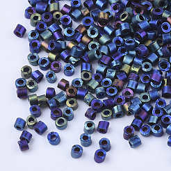GlasZylinderförmigperlen galvanisieren&nbsp;SEED-Q036-01A-K01