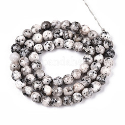 Tinti bianco naturale perle di giada fili&nbsp;G-T139-6mm-60-25