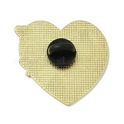Spille in lega smaltata con scritta 