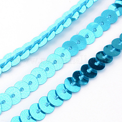 Perle di paillette in plastica ecologica&nbsp;PVC-Q092-6mm-11