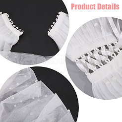 1 Stück Polyester-Gaze-Vorfach&nbsp;AJEW-GL0003-25B-01