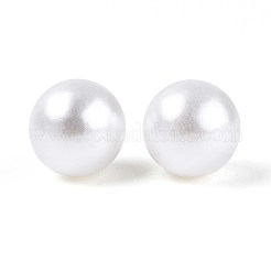 Perles acryliques en imitation perle ABS&nbsp;OACR-S011-14mm-02