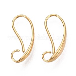 Ganci per orecchini in acciaio inossidabile 304 placcati ioni (ip)&nbsp;STAS-N108-29G