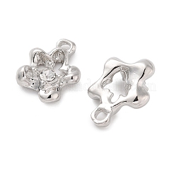 Pendenti con strass in lega di placcatura a cremagliera&nbsp;PALLOY-F311-21P-01