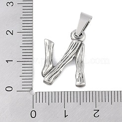 Pendentifs en acier inoxydable 304 anti-ternissement&nbsp;STAS-F235-01P-N