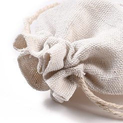 Bolsas de almacenamiento de tela de algodón de navidad&nbsp;ABAG-M004-02M