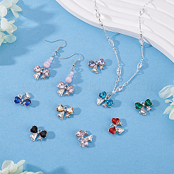 40 ciondolo in lega di zinco e strass in 10 colori&nbsp;FIND-PH0028-62P