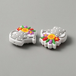 Perlas de silicona ecológicas de grado alimenticio&nbsp;LS-SIL-WH0016-02E